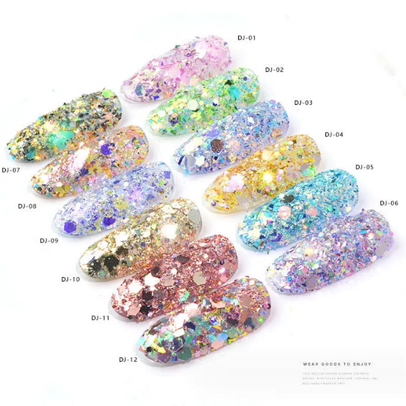 12 Colors Variability Glitter Sequins