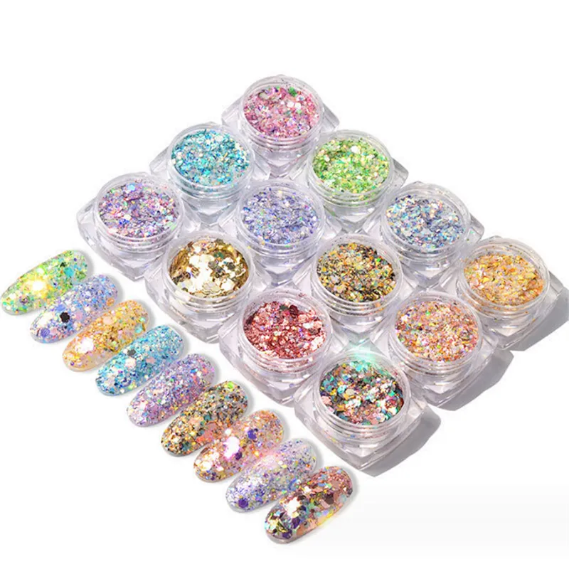 12 Colors Variability Glitter Sequins